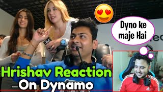 Dynamo Live With Cute Girls ❤ Hrishav Reaction 😂| Hydra official