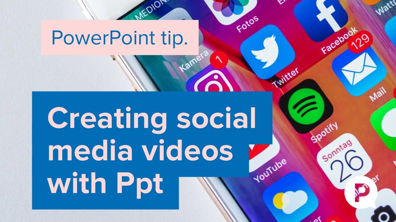How to create social media videos with PowerPoint - YouTube