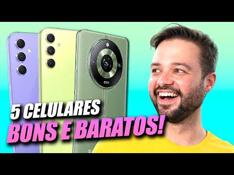 🔥5 CELULARES CUSTO BENEFÍCIO para comprar em SETEMBRO 2023! SAMSUNG, XIAOMI e REALME!