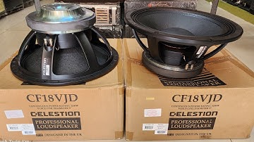 Bass Sub 50 Khủng Long Đến Từ Anh Quốc CELESTION CF 18VJD 1600W Từ 280 Coil 125, 25hz 1,5khz Quá Vip