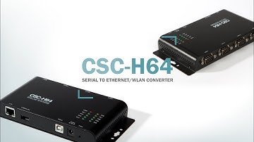 4-Port Serial Ethernet/WLAN Device Server | CSC-H64