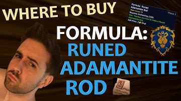 Where Alliance Buy Formula Runed Adamantite Rod Classic TBC
