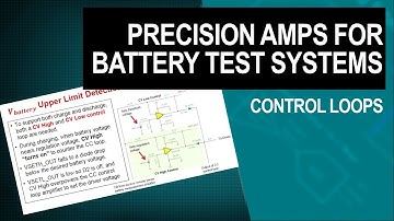 Precision amplifiers for battery test systems - Control loops
