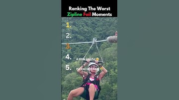 Ranking The Worst Zipline Fail Moments