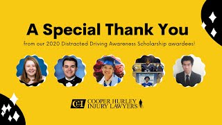 A Special Thank You from Our Scholarship Awardees