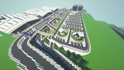 The Airport (Part 1) | Minecraft City Building Timelapse | Ep. 1