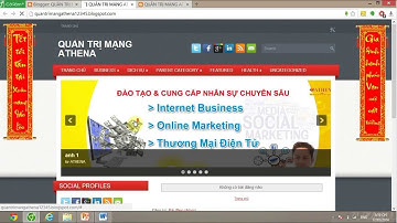 Hướng dẫn tạo blog với Blogger.com