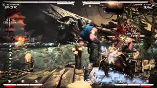 Celebrity Mortal Kombat X Sub-Zero Grandmaster Corner Set Up Combo 21% No Bars Profile