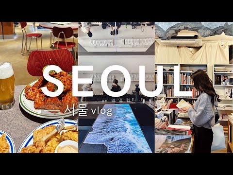 SEOUL, KOREA FOOD/CAFE VLOG 🇰🇷 | New Cafes, Local Restaurants & Bars! ☕️🍷🍛