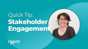 Stakeholder engagement - quick tip!