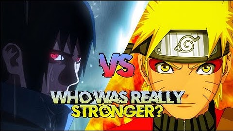 Mangekyo sharingan Sasuke vs sage mode Naruto isn
