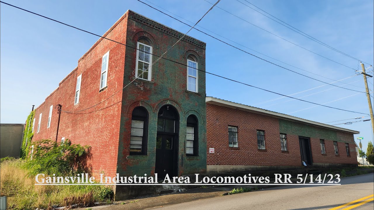 Gainesville RR and Industrial Area May 14th 2023 Gainesville Ga YouTube