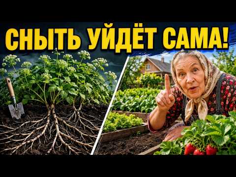 СНЫТЬ ДУШИТ ОГОРОД? / 1 ПРИЁМ БЕЗ ХИМИИ — ИСЧЕЗЛА НАВСЕГДА ПОСЛЕ 30 ЛЕТ БОРЬБЫ!