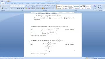 infinite series lec 1