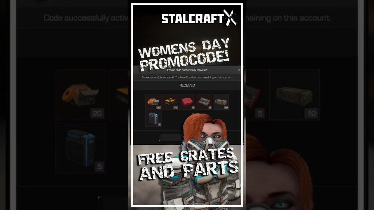 FREE SEASON CRATES and  Advanced Spare Parts Promocode #stalcraft #stalcraftcode #stalkermmo