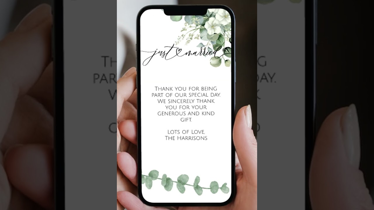 Wedding Thank You Cards | 5 Wedding Thank You Card Ideas 