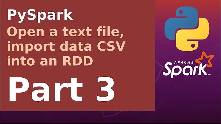 PySpark - Open text file, import data CSV into an RDD - Part 3