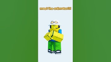 meet the animator!!! | Roblox Studio #roblox #animation #moonanimator