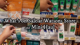 What's on Sale at Watsons Store and Mini Haul 2022