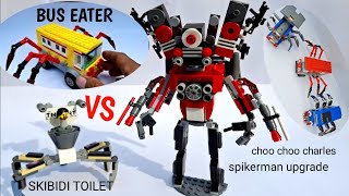How to buid lego skibidi toilet TITAN SPEAKERMAN CHOO CHOO CHARLES monster train CAR EATER tayo by LEGOKU 900 views 2 weeks ago 6 minutes, 3 seconds
