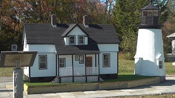 New-and-improved Prospect Harbor Lighthouse, cottage replica installed in Gouldsboro