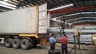 : Container loading video