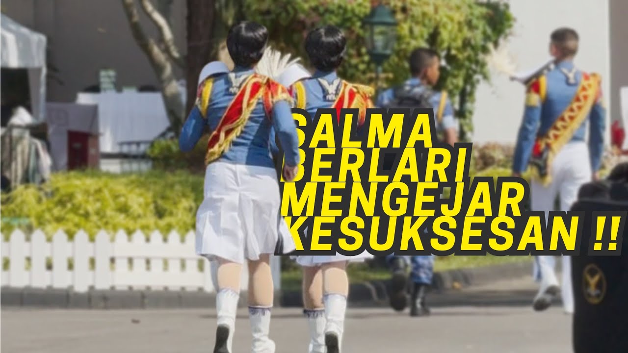 MOMEN SALMA BERLARI KEJAR KESUKSESAN ‼️ TARUNA TARUNI AAU AKADEMI ANGKATAN UDARA #drumband #aau