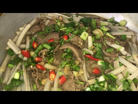 Video Ngó sen xào thịt bò ????????????????món ngon dễ làm nhanh gọn... - youtube