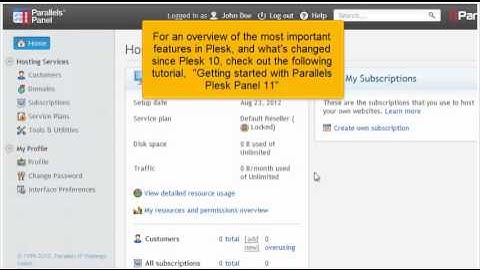 How to log in to Plesk 11 as a reseller