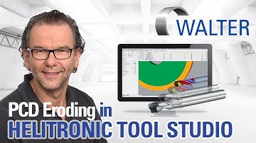PCD Eroding in HELITRONIC TOOL STUDIO