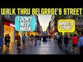 Belgrade Street Walk | Indian In Serbia🇷🇸 | There is no Covid | Hindi Travel Vlogs