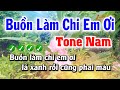 Karaoke Buồn Làm Chi Em Ơi ( Tone Nam ) Bolero Ballad Nhạc Sống | Tú Anh Karaoke