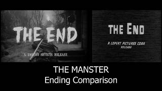 The Manster Ending Comparison
