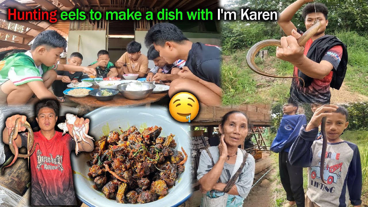 Охотимся на угрей, чтобы приготовить блюдо вместе с Карен.