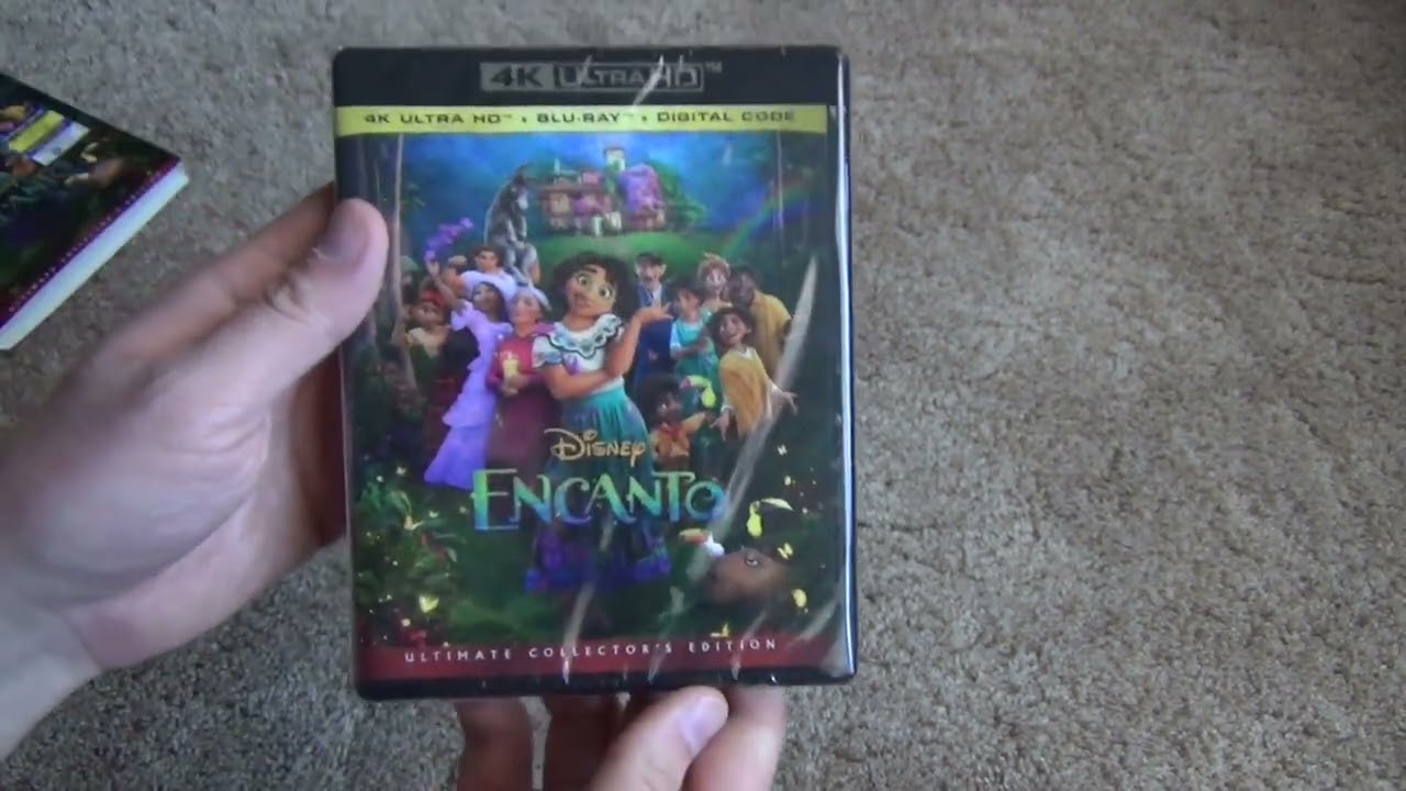 Disney's Encanto 4K Ultra HD + Blu-Ray + Digital Unboxing 