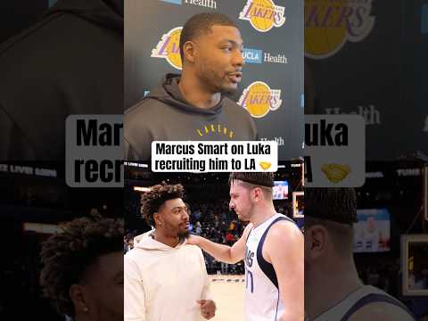 Luka recruited Marcus Smart to the Lakers 🤝 (via mcten/X)