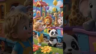 Learn Numbers, Colors, and Animals with Panda! | #shortvideo