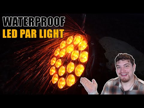 LED Par Light Waterproof Outdoor: 6in1 RGBWAUV 18x18W