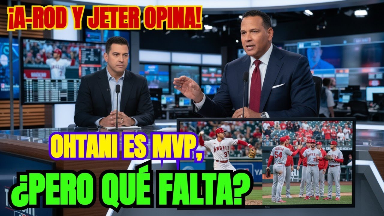 Harper: "Ohtani es MVP, ¿PERO qué falta?" | ¡A-Rod y Jeter reaccionan!