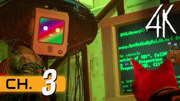 Stray PS5 [4K/60fps] (100%, Platinum, All Collectables) Walkthrough Part 3 - Rooftops