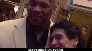 Mike Tyson with Maradona in Cannes!!!