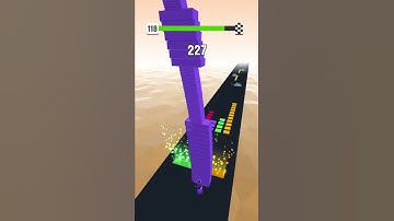 Stack Colors All Levels Gameplay Walkthrough Android, iOS NEW UPDATE MAX LEVEL #shorts