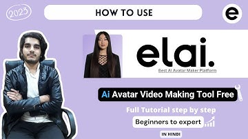 How To Use Elai.io Website 2023 | Next Level Ai Avatar Video Maker Tool - Must Watch !!