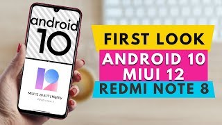 Android 10 miui 12 beta is testing start for redmi note 8 in china.
and first, build of 20.6.17 released the china users d...