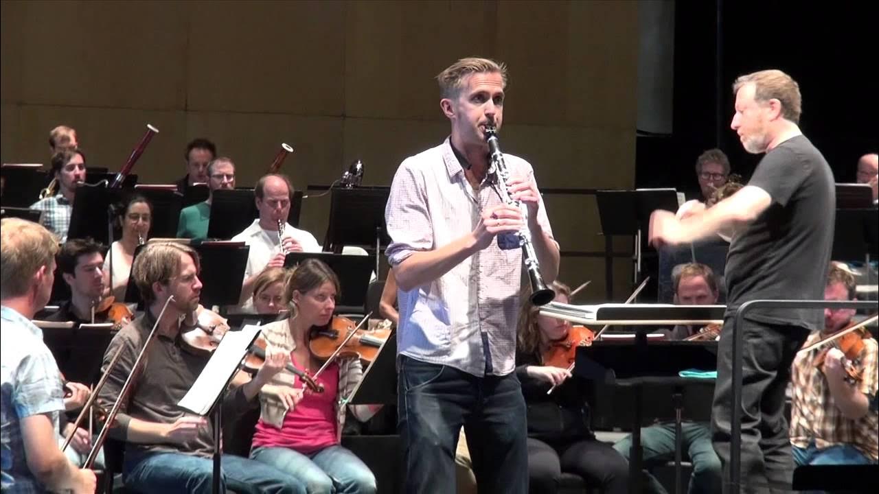 Emil Jonason rehearsing Magnus Lindberg Concerto YouTube