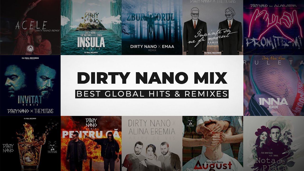 Dirty Nano Mix - BEST GLOBAL HITS & REMIXES (The Motans, INNA, Alina Eremia, Carla's Dreams