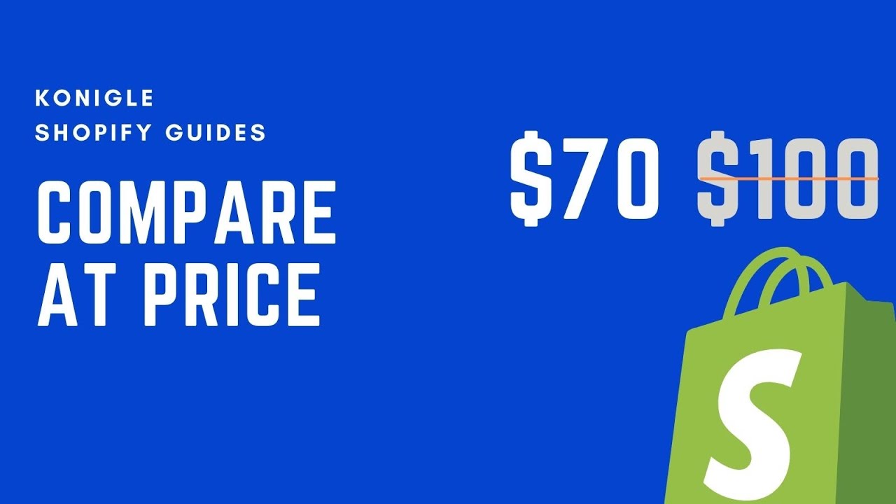 How To Remove Compare Price In Shopify