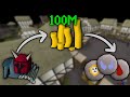 Making and spending 100m  osrs ironman 64