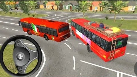 Old model Tata bus driving experience simulator 3d mobile game||Indian sleeper bus robotic update