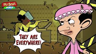 Bug Attack At Beans House  Mr Bean Animated Season 3  Mr Bean World